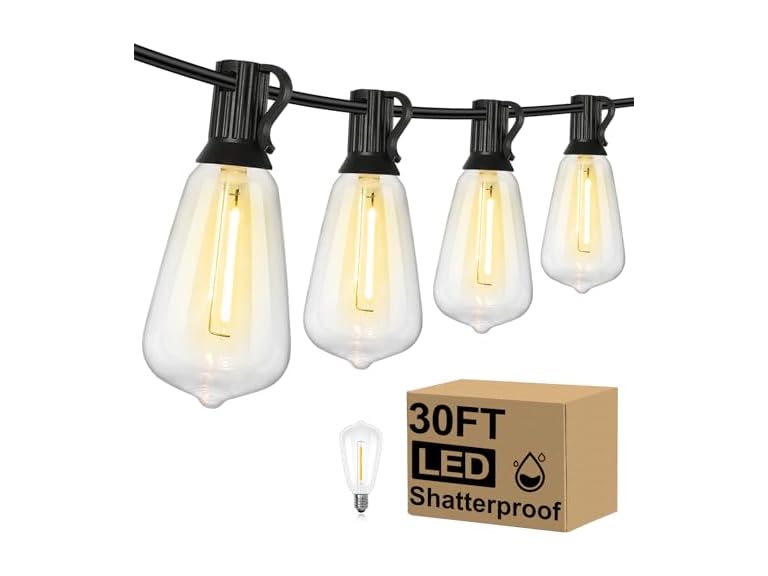 Brightever 30FT Outdoor String Lights