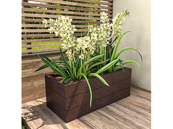 LeisureMod Oasis Stone Planter