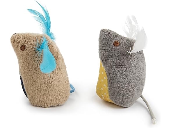 SmartyKat 2-Ct Mouse Mates Catnip Toys