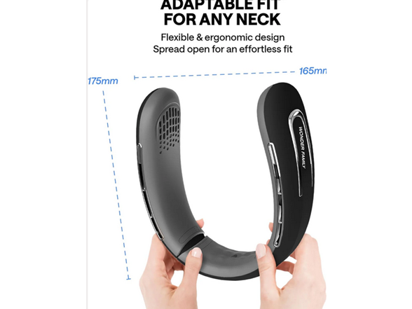 Wonder Rechargeable 4000 mAH Portable Fan Necklace