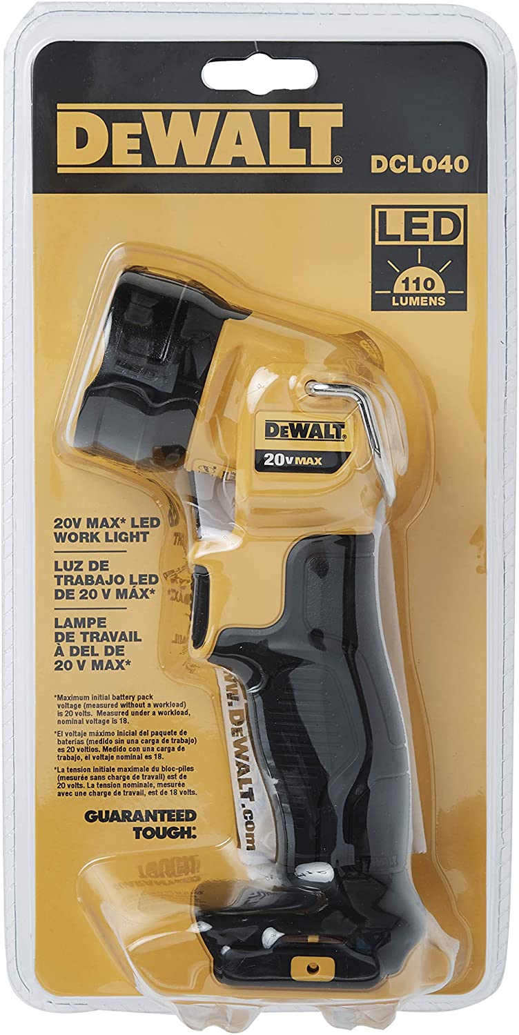 DEWALT DCL040 20V MAX LED Work Light (Tool Only) - Gallery 13