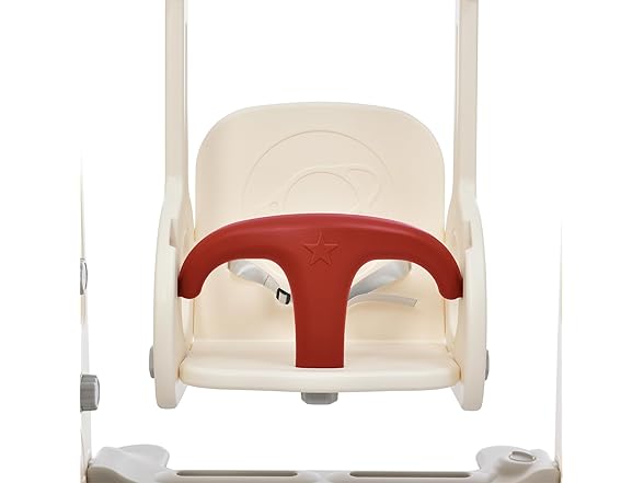 SPOFLYINN Toddler Swing Slide Set 4 in 1