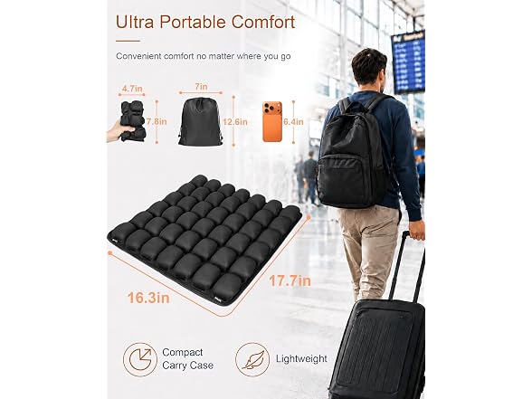 JQinHome Inflatable Seat Cushion