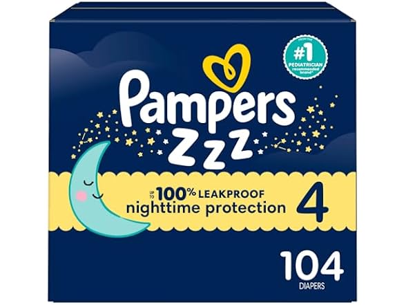 Pampers | ZZZ Overnight 104 Count