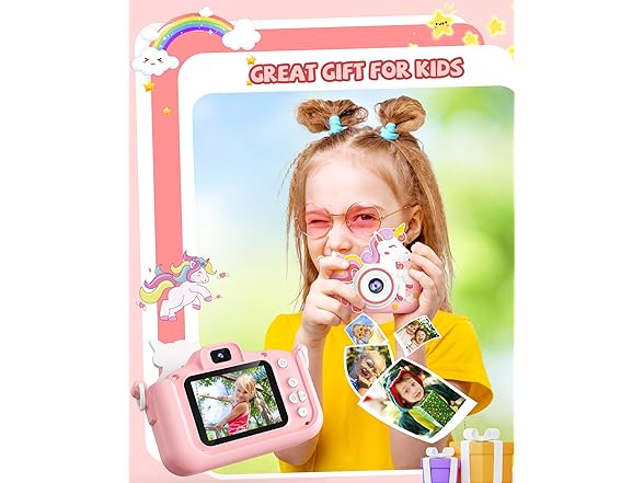 kikapabi Unicorn Kids Camera