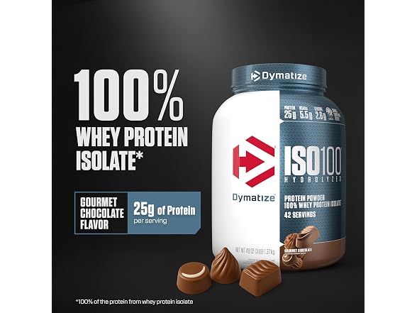 Dymatize ISO100 Whey Protein Gourmet Chocolate