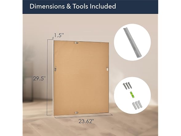 Head West Bathroom Vanity Mirror 24" BN