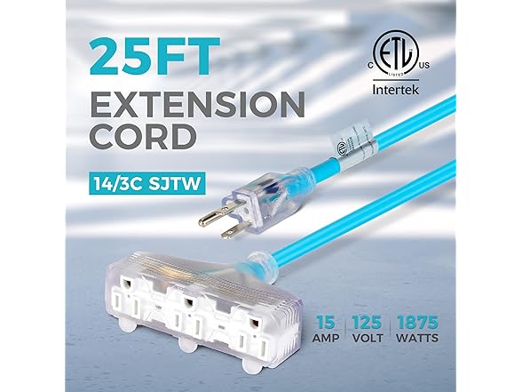 DURATECH 25FT Extension Cord