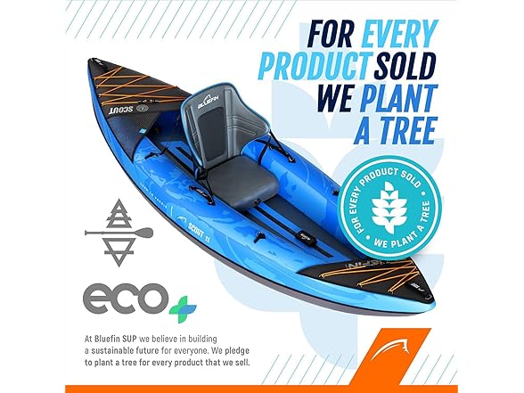 Bluefin Scout Inflatable Kayak 1 Person
