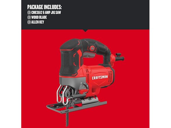 CRAFTSMAN Jig Saw, 6.0-Amp, Corded (CMES612)