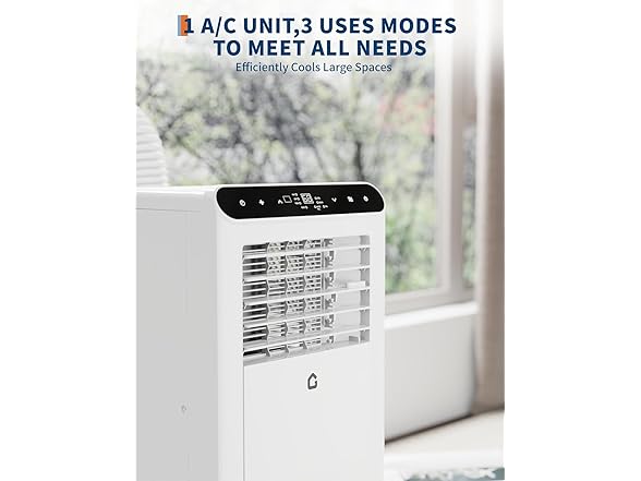 dainslef Portable Air Conditioner - 8,000 BTU, 3-in-1
