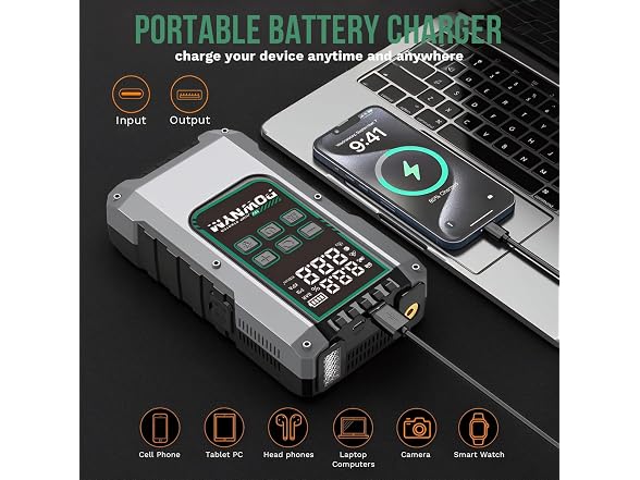 Pownym Portable Car Jump Starter