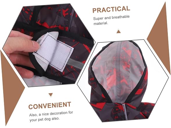 Baluue Portable Dog Raincoat Puppy Rain Coat