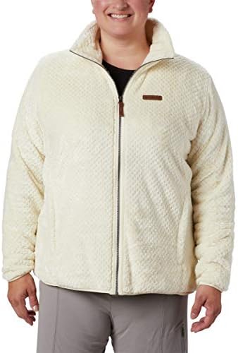 Columbia Women's Fire Side II Sherpa Full Zip, Chalk, Large