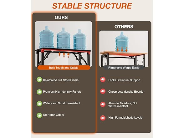 Folding Table Computer Desk