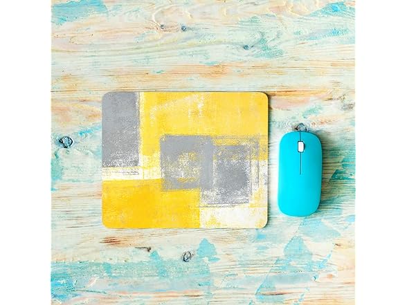 Beabes Marble Print Square Mousepad