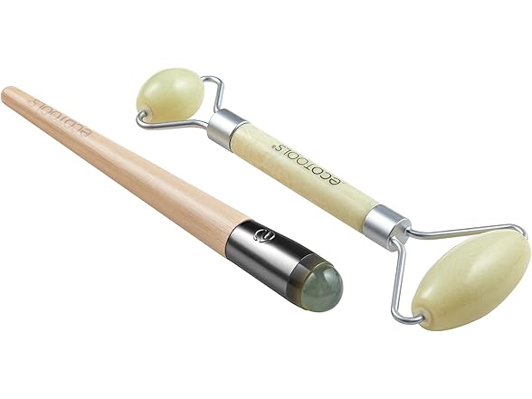 EcoTools Jade Facial Roller and Eye Roller Duo