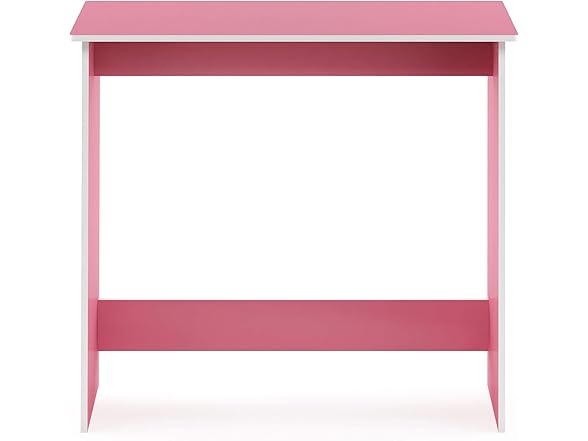 FURINNO Simplistic Study Table, Pink, 15