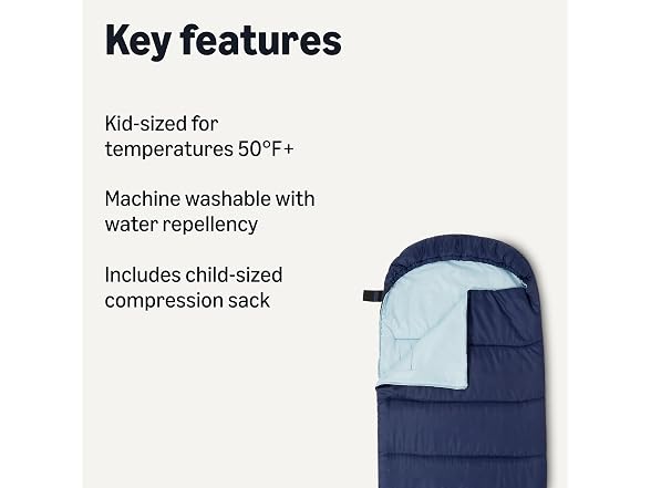 Amazon Basics Kids Sleeping Bags