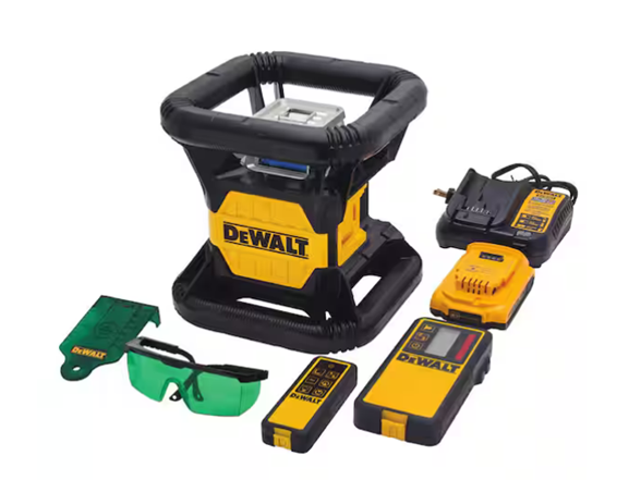 DEWALT DW079LG 20V MAX 250 ft. Rotary Laser Level