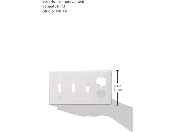 Leviton P38-W Wallplate white