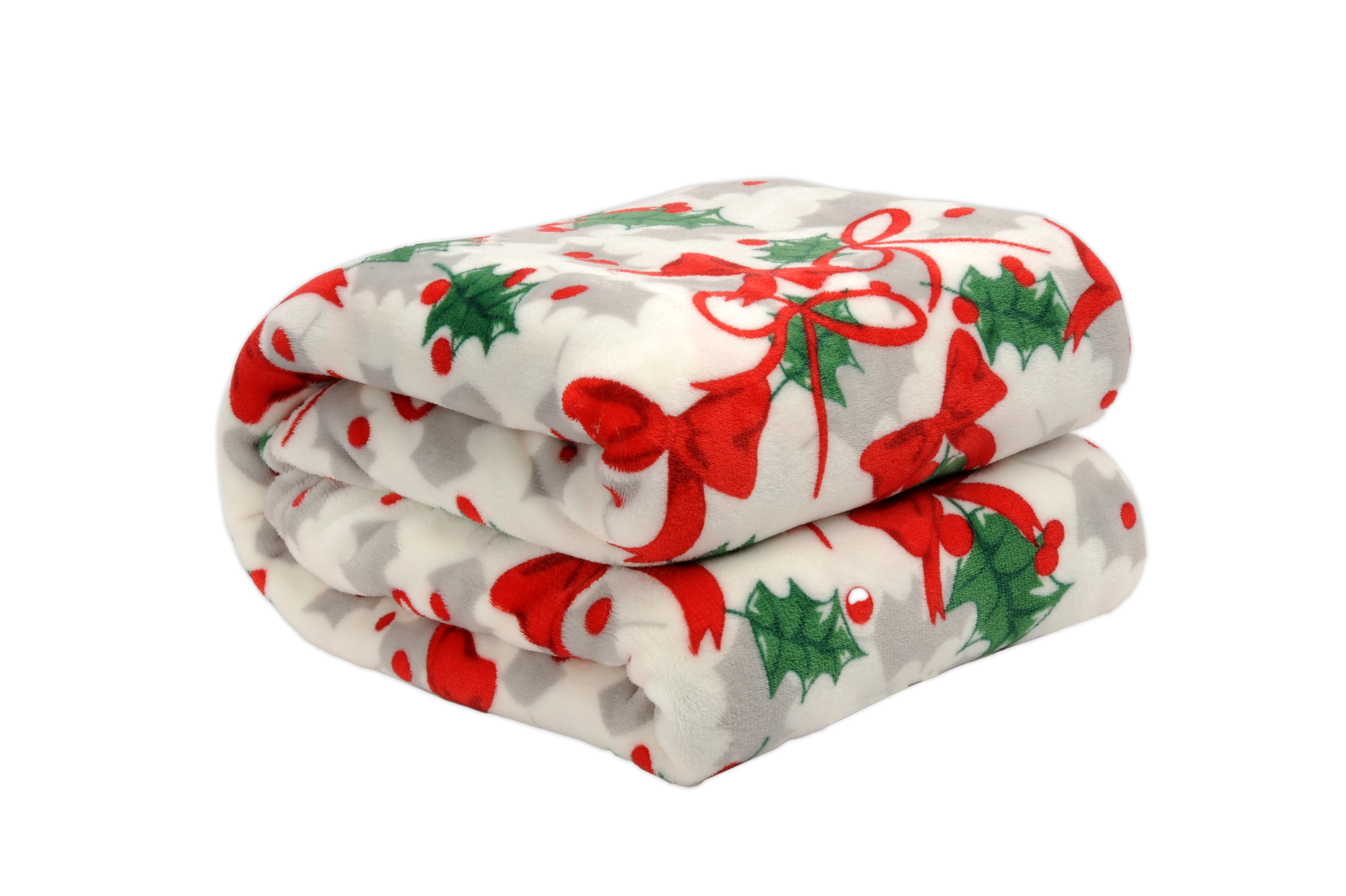 Holiday Plush Flannel Throw Blanket - Gallery 20