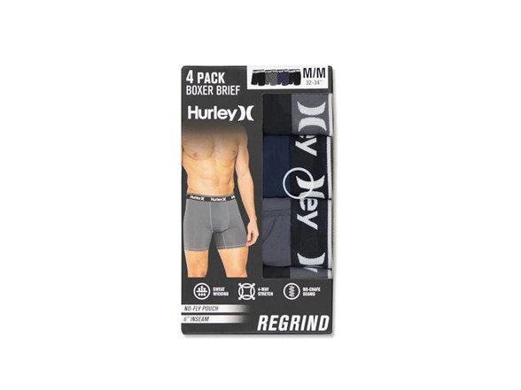 Hurley Mens Boxer Brief Underwear