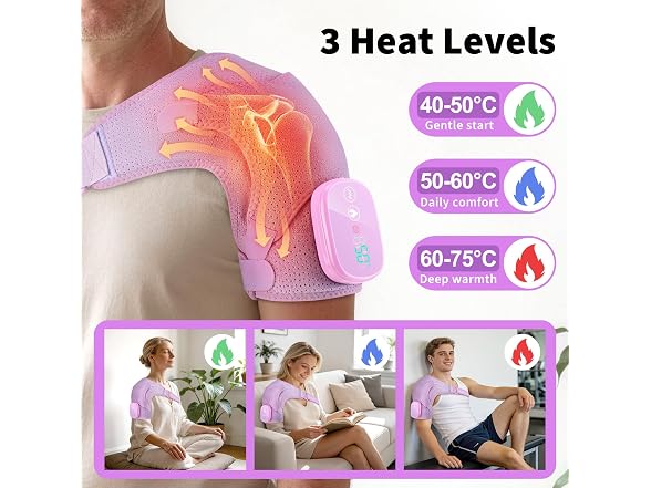 DeMoce Cordless Shoulder Heating Pad