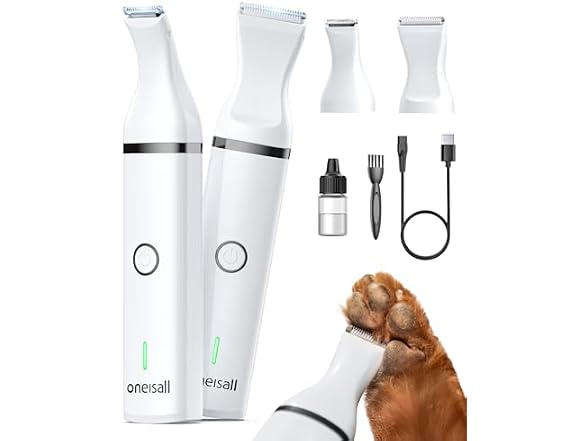 Cordless Dog Trimmer Double Blade
