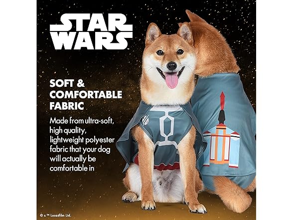 STAR WARS Star Wars Halloween Boba Fett Dog Costume - Offici
