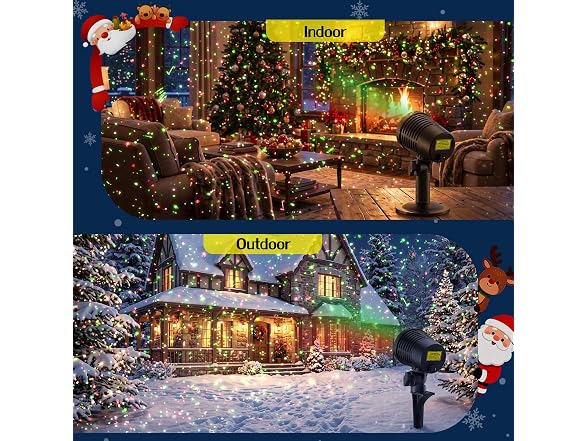 EIUQH Christmas Projector Lights Outdoor
