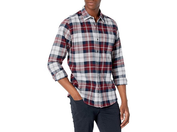 Burgundy Grey Plaid