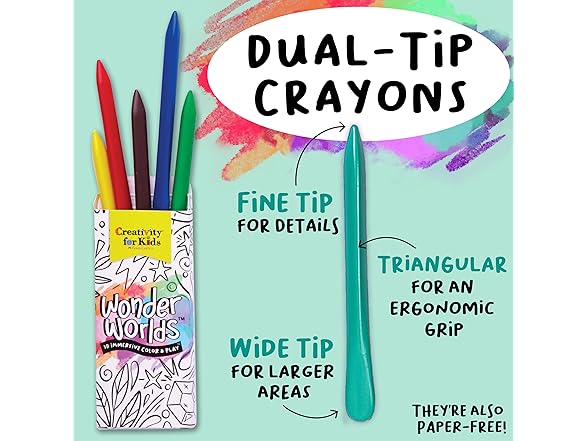 Creativity for Kids Wonder Worlds 3D Coloring Kit