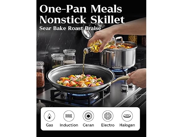XBM Stainless Steel Nonstick Frying Pan