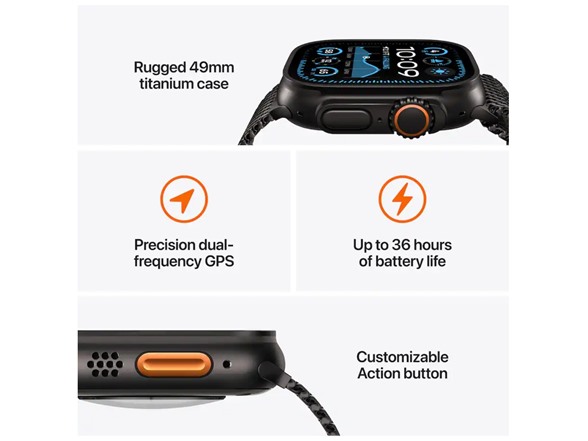 Apple Watch Ultra 2 Titanium Case (2024) - (Certified Preowned)