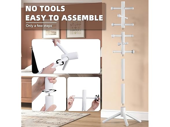 ACIPENSER Freestanding Coat Rack