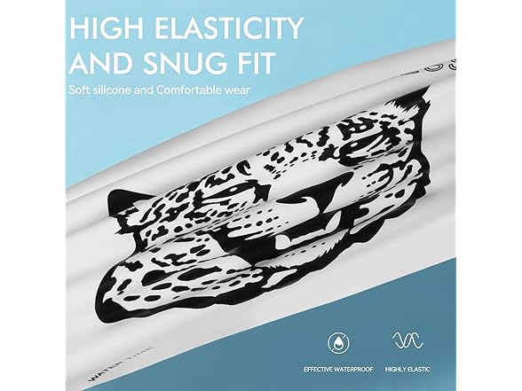 WATERTIME Leopard Swim Cap