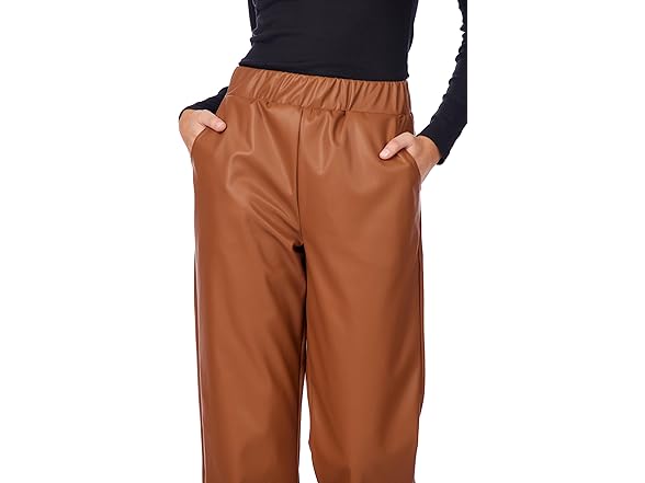 Mud Pie Women's Ballard Leather Pant