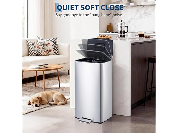 OUTLANE 40L / 10.6 Gal Kitchen Trash Can