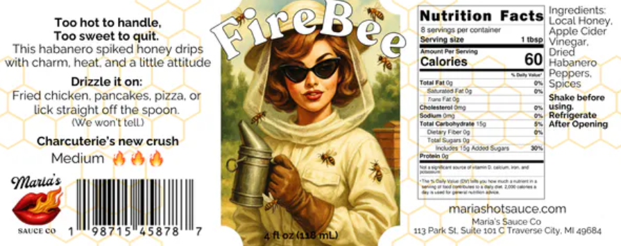(2pk) Firebee Artisan Hot Honey with Chili Heat - Gallery 10