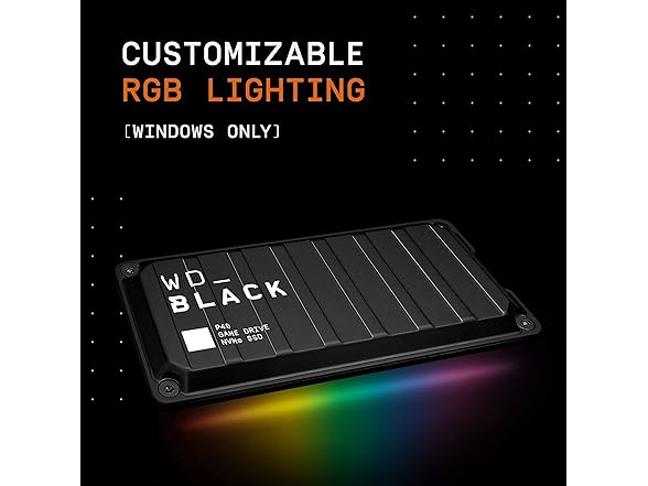 Western Digital 1TB P40 GameDrive SSD WDBAWY0010BBK-WESN (Open Box)