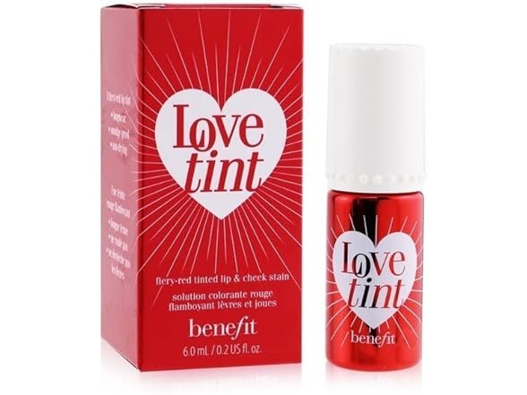 2PK Benefit Love Tint Fiery-Red Tinted Lip & Cheek Stain