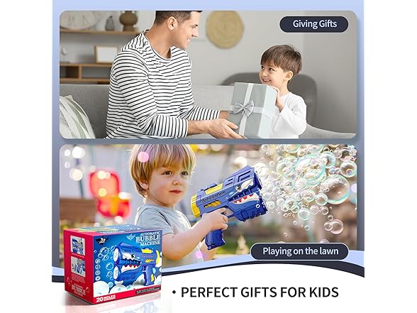 Jasny Two Pack Bubble Guns for Kids