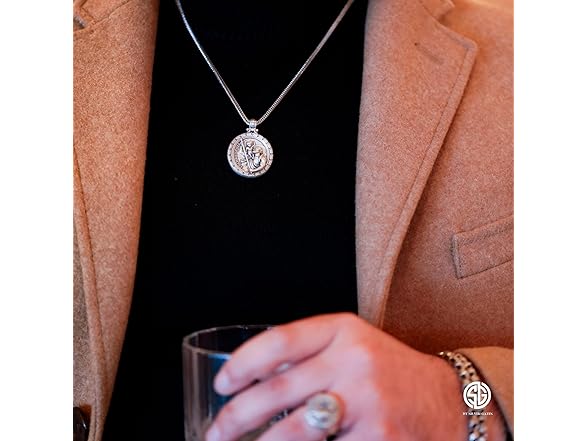 bysilvergates St Christopher Necklace Men's