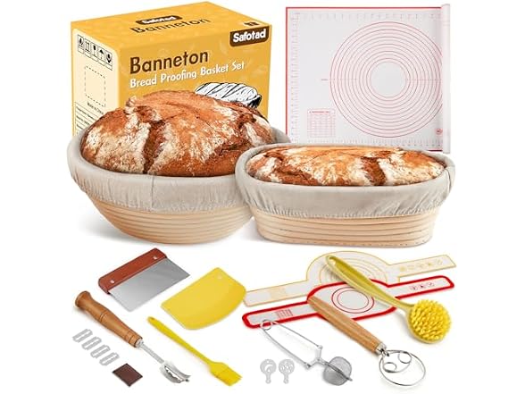 Safotad Banneton Bread Proofing Basket