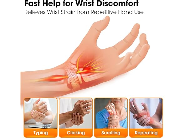 DeMoce Red Light Wrist Heat Massager
