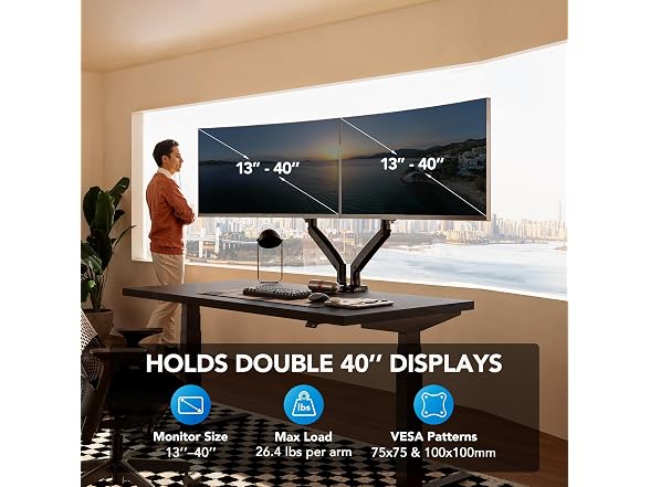 HUANUO Dual Monitor Stand 