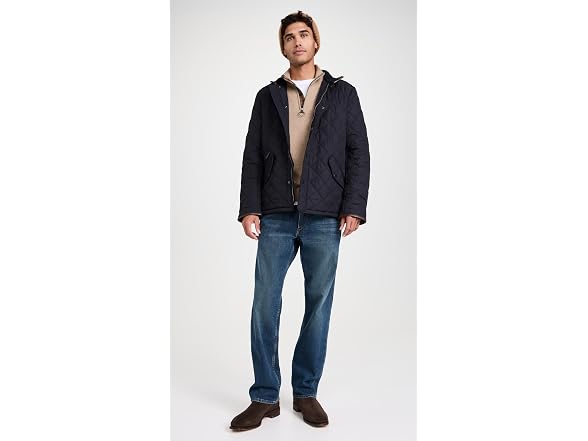Barbour Men's Powell Quilted Jacket, Nav
