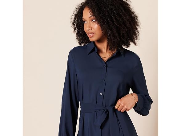 Amazon Essentials Women Georgette Long Midi Dress