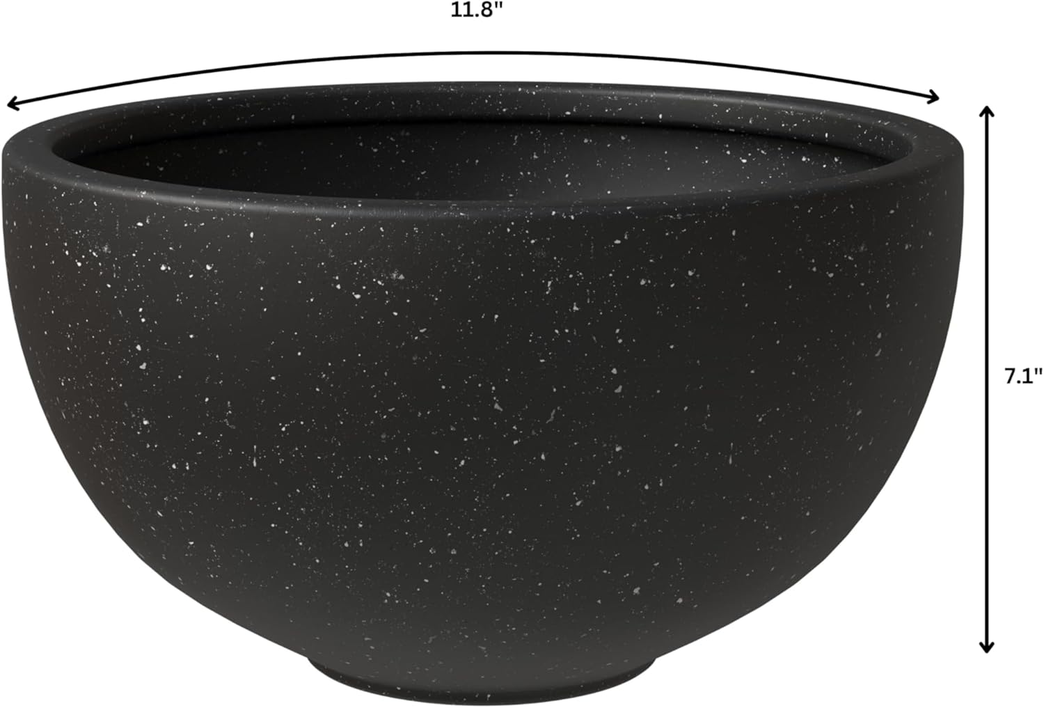 LeisureMod Iris Modern Tapered Round Planter - Gallery 10